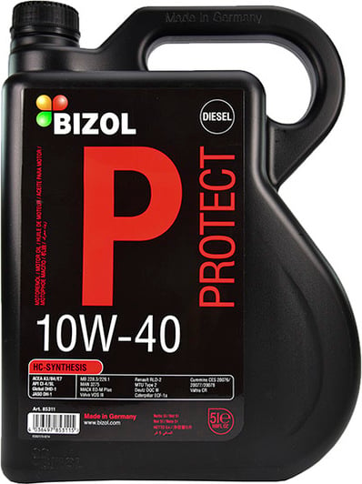 Моторное масло Bizol Protect 10W-40 5 л на Citroen C1