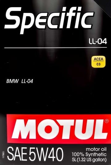 Моторна олива Motul Specific LL-04 5W-40 5 л на Toyota Hiace