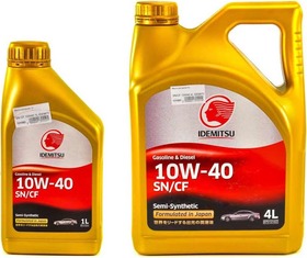 Моторна олива Idemitsu Engine Oil 10W-40 напівсинтетична