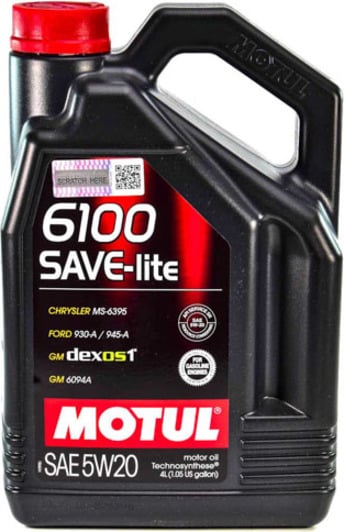 Моторное масло Motul 6100 Save-Lite 5W-20 4 л на Hyundai Getz