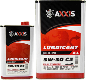 Моторное масло Axxis Gold Sint C3 504/507 5W-30 синтетическое