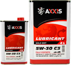 Моторна олива Axxis Gold Sint C3 504/507 5W-30 синтетична