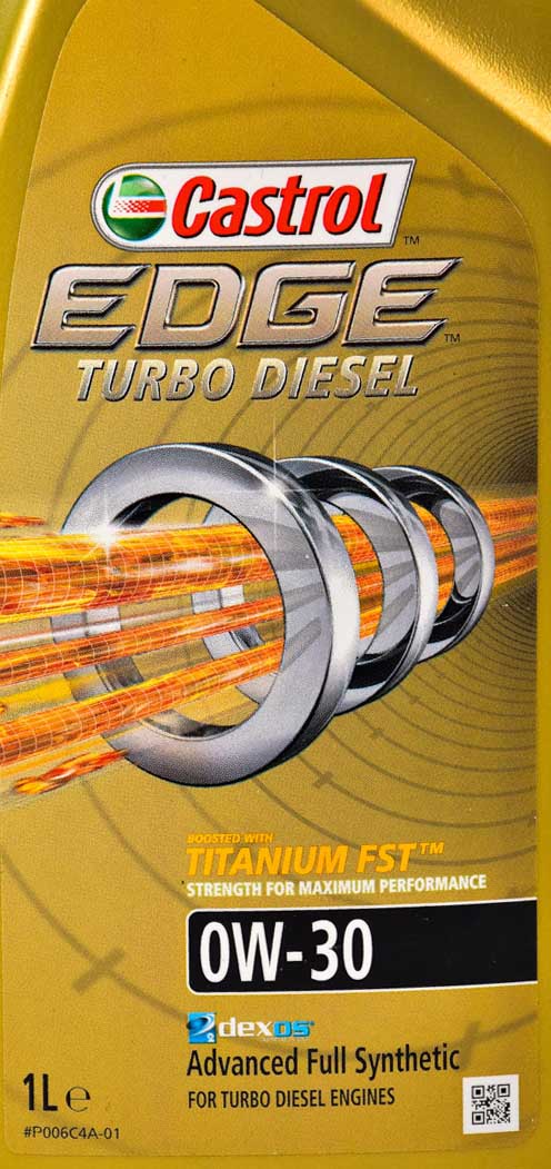 Моторна олива Castrol EDGE Turbo Diesel 0W-30 1 л на Dodge Dart