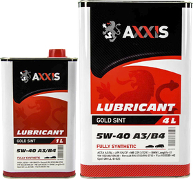 Моторное масло Axxis Gold Sint A3/B4 5W-40 синтетическое