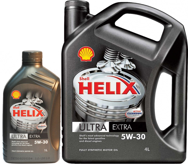 Моторна олива Shell Helix Ultra Extra 5W-30 на Peugeot 106