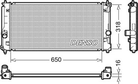 Радіатор охолодження двигуна Denso DRM50081
