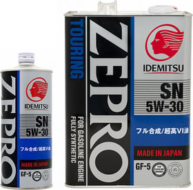 Моторное масло Idemitsu Zero Touring 5W-30 синтетическое