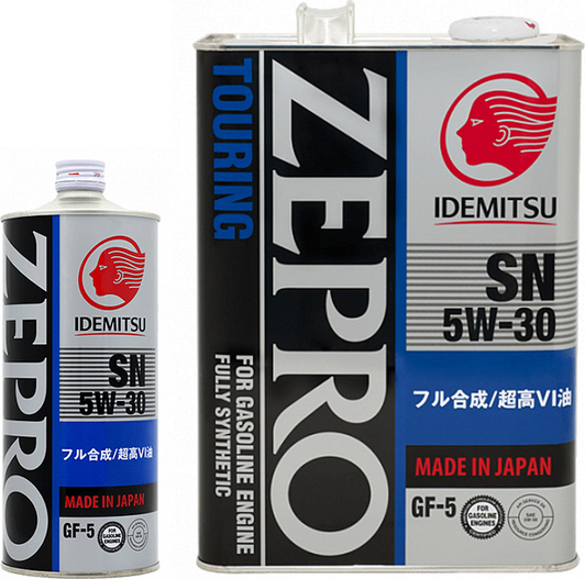 Моторное масло Idemitsu Zero Touring 5W-30 на Honda Jazz