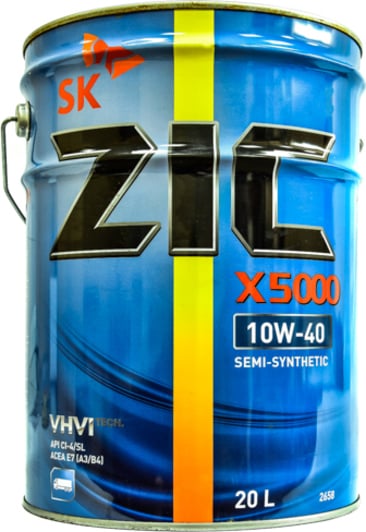 Моторна олива ZIC X5000 10W-40 20 л на Suzuki Alto