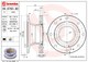 Тормозной диск Brembo 09.6763.60 для Volkswagen Passat