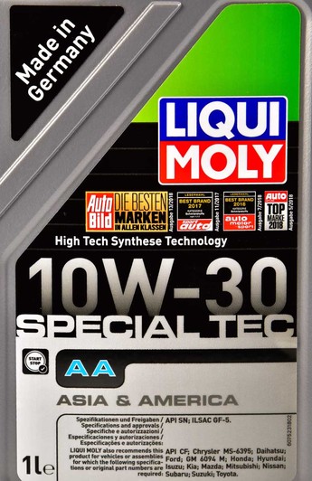 Моторна олива Liqui Moly Special Tec AA 10W-30 1 л на Citroen DS4