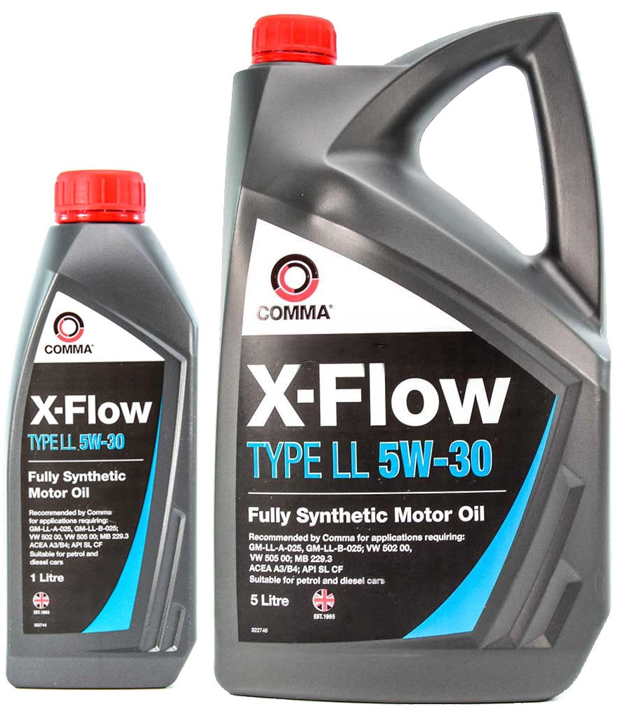 Моторна олива Comma X-Flow Type LL 5W-30 на Volkswagen Taro