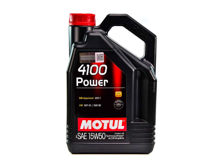 

Моторное масло Motul 4100 Power 15W-50 полусинтетическое 386207
