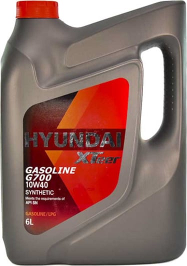 Моторное масло Hyundai XTeer Gasoline G700 10W-40 6 л на Audi R8