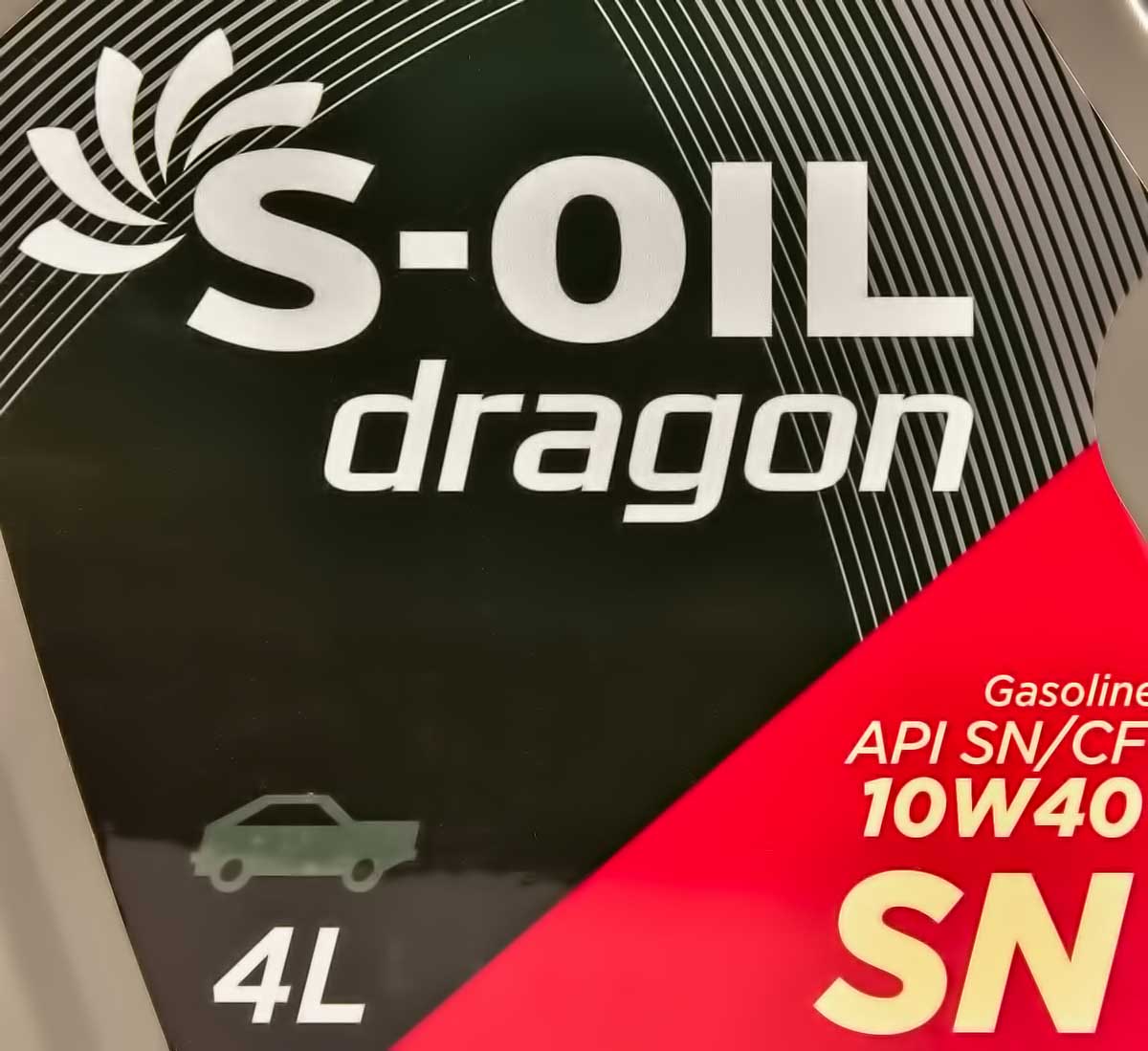 Моторна олива S-Oil Dragon SN 10W-40 4 л на Dodge Journey