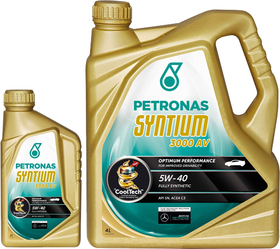Моторное масло Petronas Syntium 3000 AV 5W-40 синтетическое