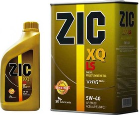 Моторное масло ZIC XQ LS 5W-40 синтетическое