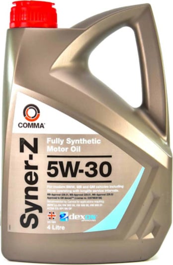 Моторное масло Comma Syner-Z 5W-30 для Chevrolet Captiva 4 л на Chevrolet Captiva