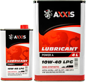 Моторна олива Axxis Power A LPG 10W-40 напівсинтетична