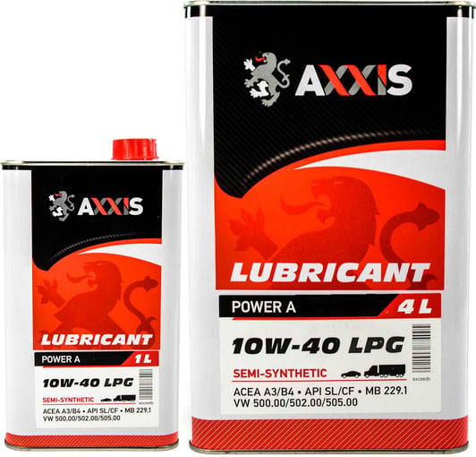Моторна олива Axxis Power A LPG 10W-40 на Seat Arosa