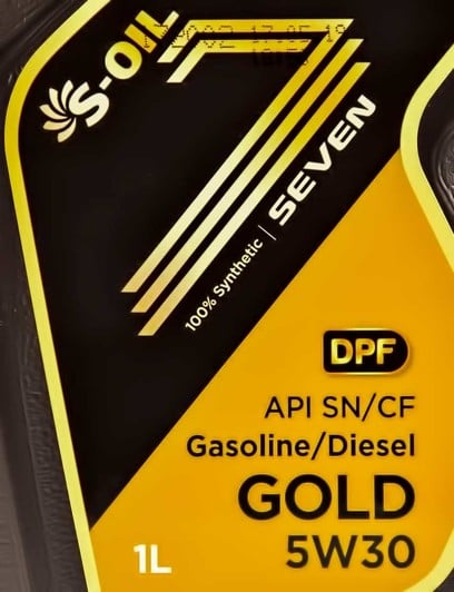 Моторное масло S-Oil Seven Gold 5W-30 для Toyota Camry 1 л на Toyota Camry