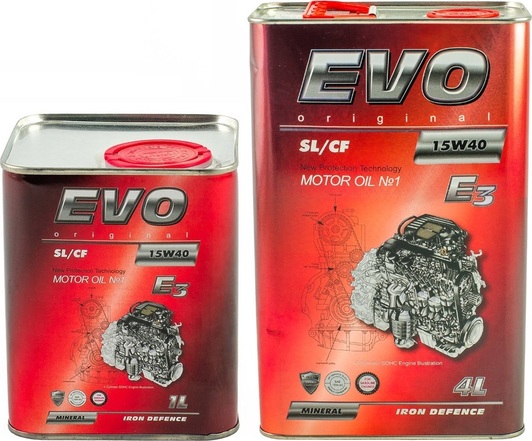 Моторное масло EVO E3 15W-40 на Dodge Dart