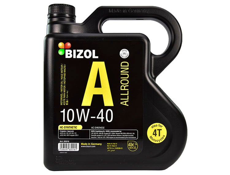 Моторное масло Bizol Allround 10W-40 4 л на Toyota Previa