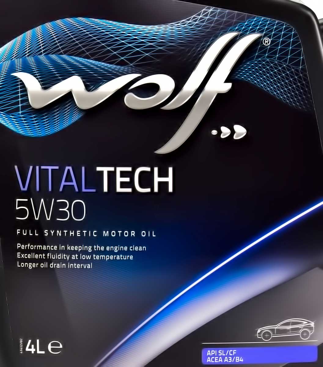 Моторна олива Wolf Vitaltech 5W-30 для Hyundai ix55 4 л на Hyundai ix55