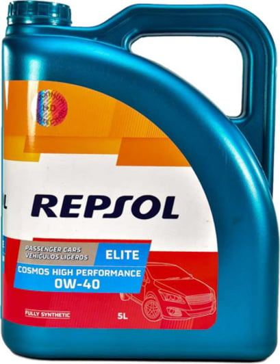 Моторна олива Repsol Elite Cosmos High Performan 0W-40 5 л на Renault Symbol