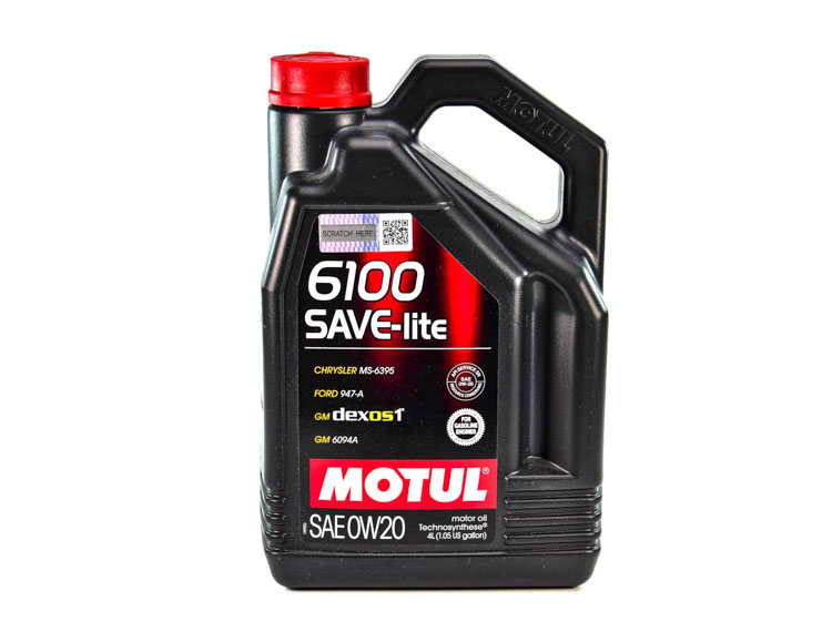 Моторное масло Motul 6100 Save-Lite 0W-20 4 л на Ford B-Max