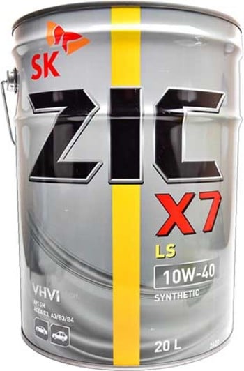 Моторна олива ZIC X7 LS 10W-40 для Citroen BX 20 л на Citroen BX