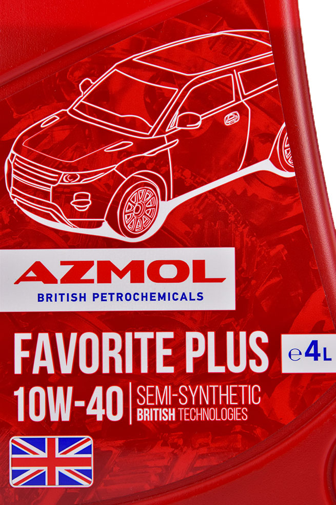 Моторна олива Azmol Favorite Plus 10W-40 4 л на Chevrolet Malibu
