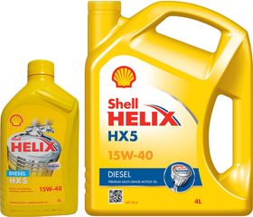 Моторна олива Shell Helix Diesel HX5 15W-40 мінеральна