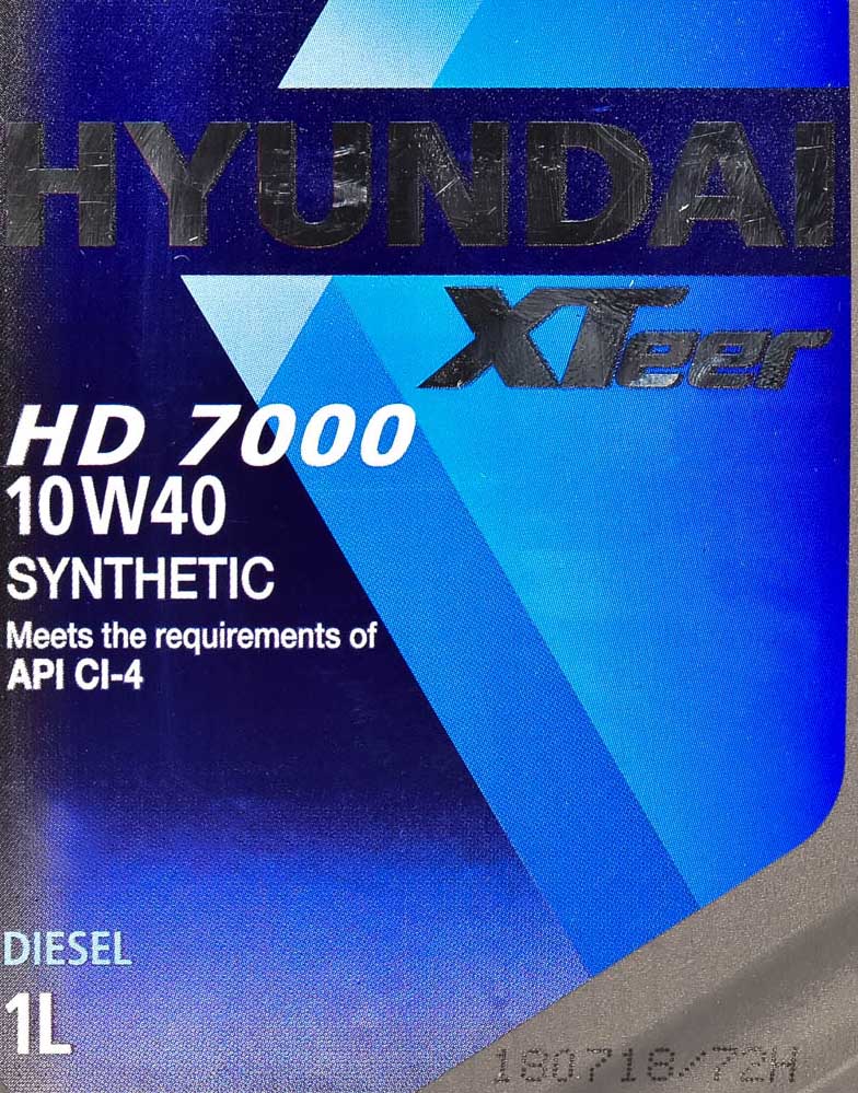 Моторна олива Hyundai XTeer HD 7000 10W-40 1 л на Toyota Alphard