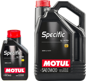 Моторное масло Motul Specific LL-14 FE+ 0W-20 синтетическое