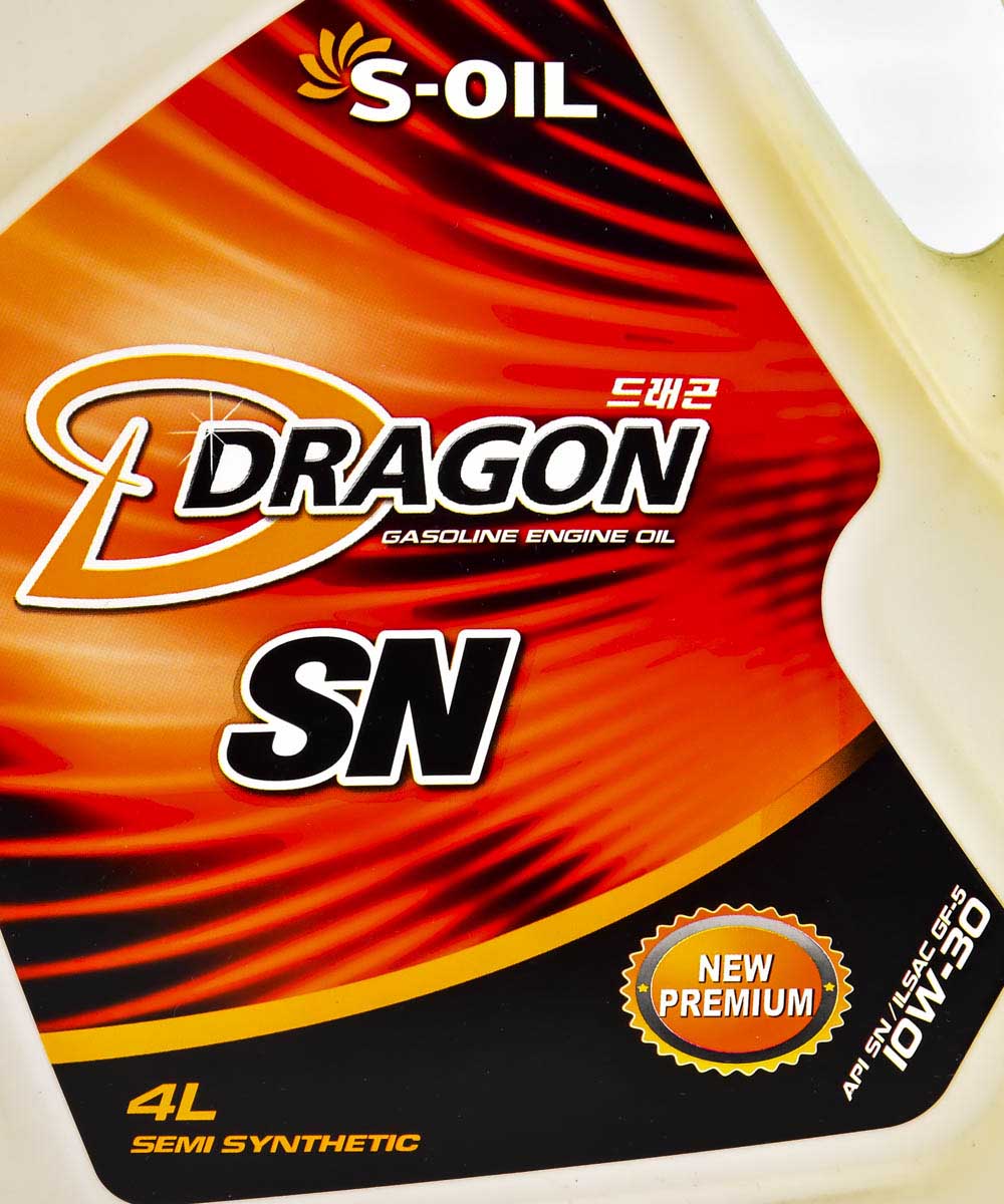Моторное масло S-Oil Dragon SN 10W-30 4 л на Mazda MPV