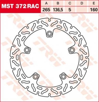 

TRW MST372RAC Тормозной диск