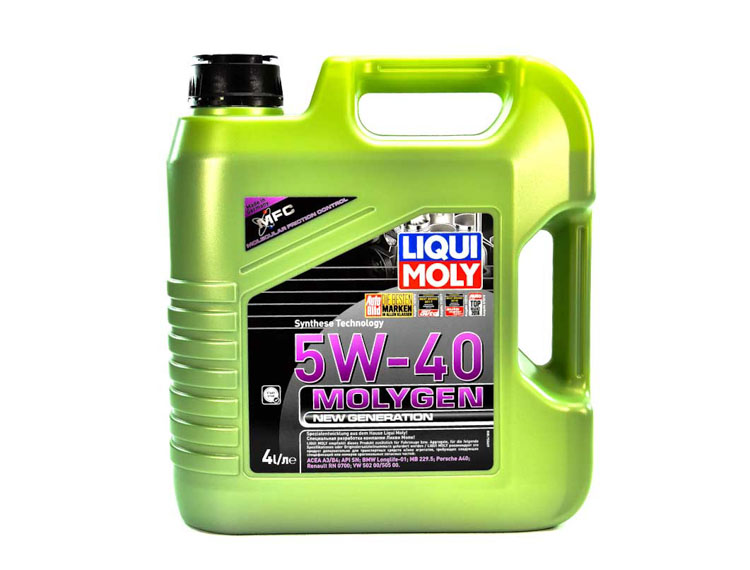 

Моторное масло Liqui Moly Molygen New Generation 5W-40 синтетическое 9054