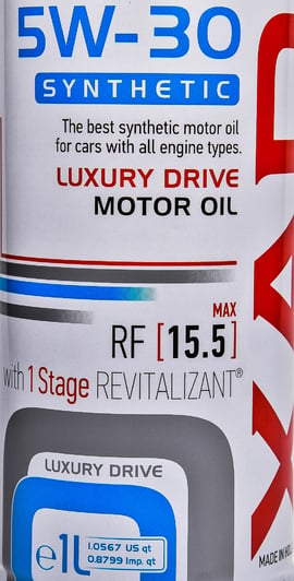 Моторна олива Xado Luxury Drive 5W-30 для Citroen DS4 1 л на Citroen DS4