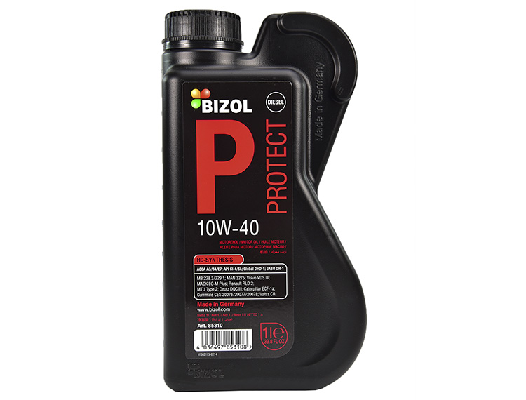 

Моторное масло Bizol Protect 10W-40 полусинтетическое 85316