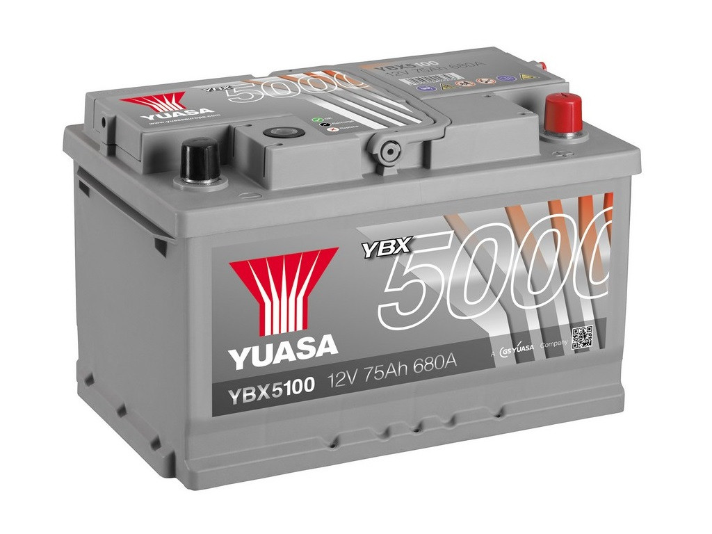 

Аккумулятор Yuasa 6 CT-75-R YBX5100