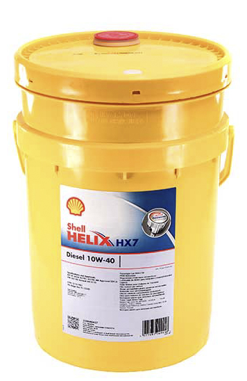 Моторное масло Shell Helix HX7 Diesel 10W-40 20 л на Honda Stream