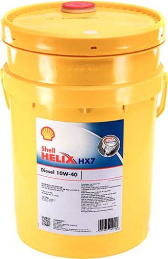 Моторна олива Shell Helix HX7 Diesel 10W-40 20 л на Smart Fortwo