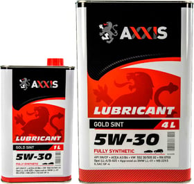 Моторное масло Axxis Gold Sint 5W-30 синтетическое