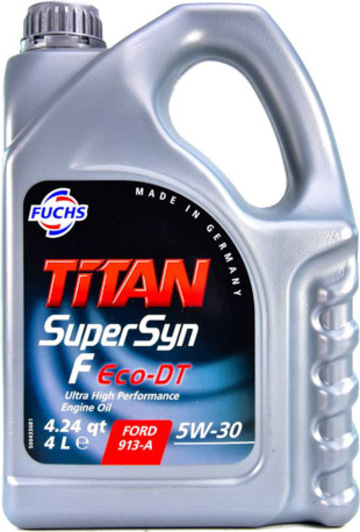 Моторна олива Fuchs Titan Supersyn F-Eco DT 5W-30 для Hyundai Coupe 4 л на Hyundai Coupe