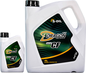 Моторное масло S-Oil Dragon CF-4/SG 5W-30 полусинтетическое