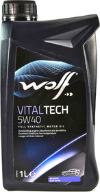 Моторное масло Wolf Vitaltech 5W-40 синтетическое