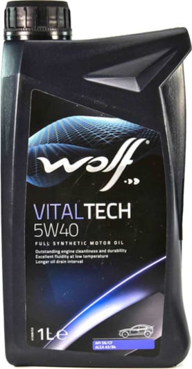 Моторна олива Wolf Vitaltech 5W-40 1 л на Daewoo Tico