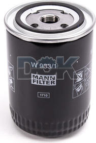 Масляный фильтр Mann W 933/1