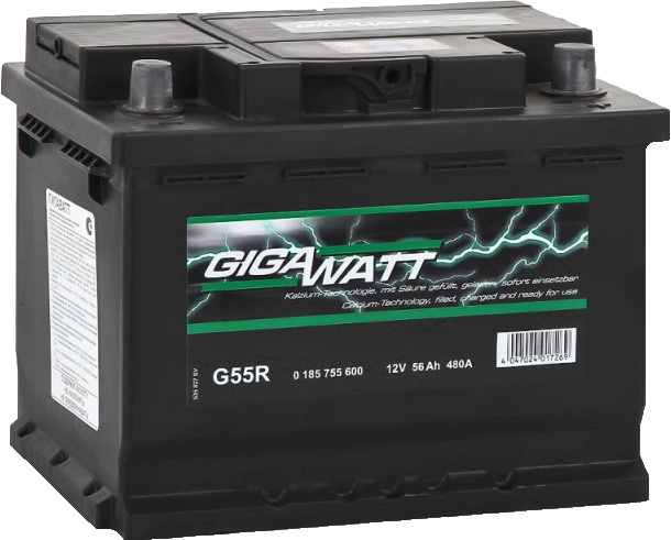

Аккумулятор Gigawatt 6 CT-56-R 0185755600